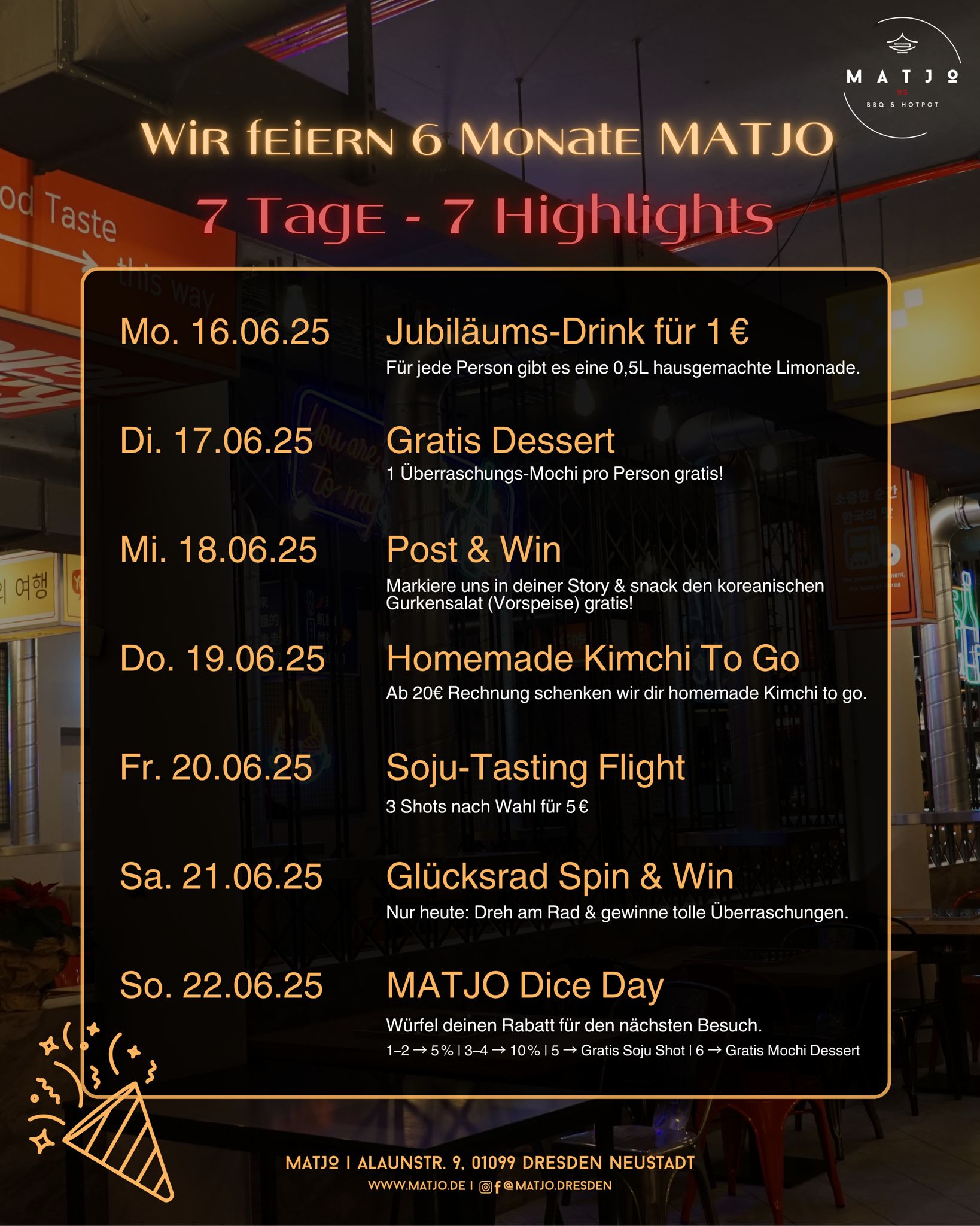 MATJO 6 Monate Highlights